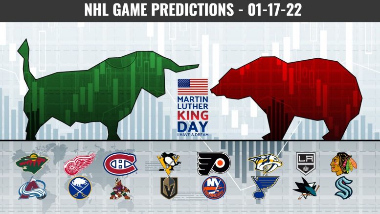 NHL Predictions jan 17