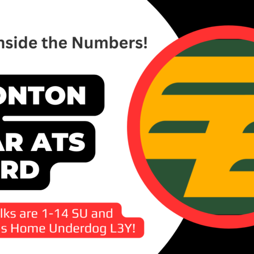 Edmonton Elks ATS record L3Y