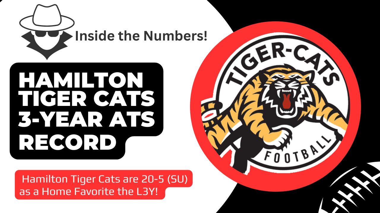 Hamilton Tiger-Cats Point Spread record