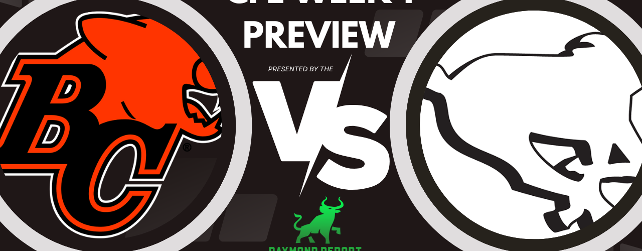 CFL week 1