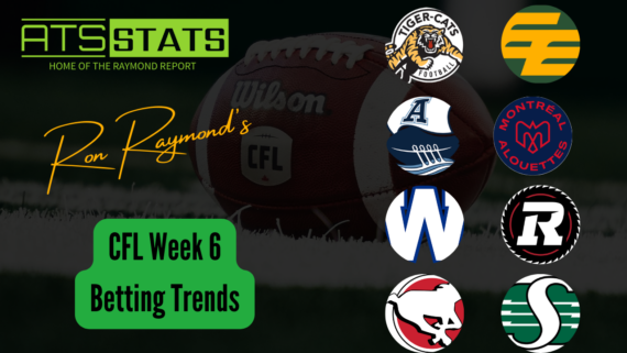 CFL Week 6 Betting Trends