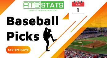 Today’s Top Baseball Betting System: Sides and Totals Picks (07/01/23)