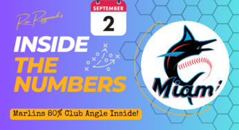 80% Club Stats for Saturday, September 2nd, 2023, using the Raymond Report trends: