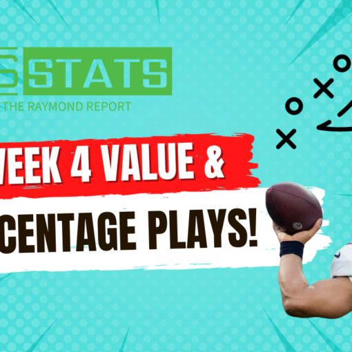 NFL Value Play Week 4