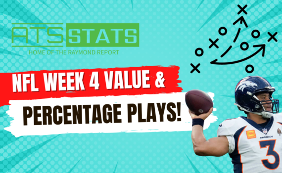 NFL Value Play Week 4