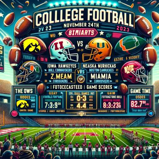 College Football Predictions 112423