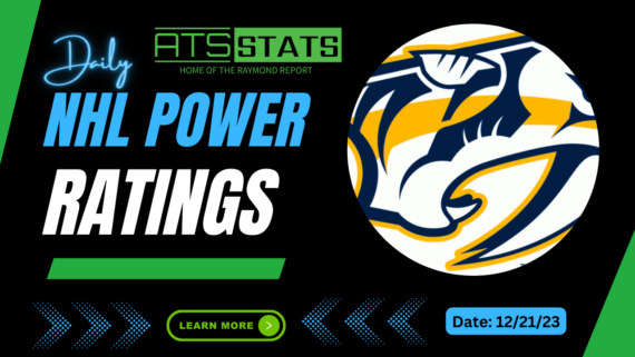 NHL Power Ratings 122123