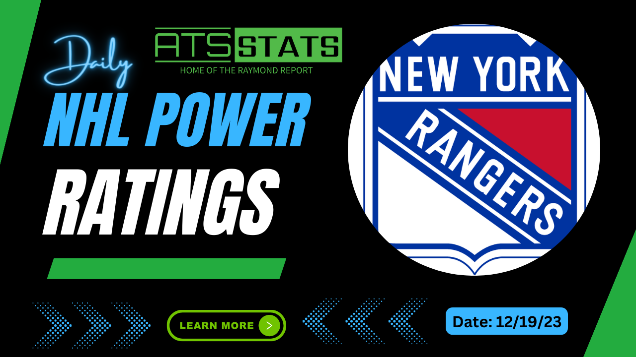 Daily NHL Power Ratings 121923
