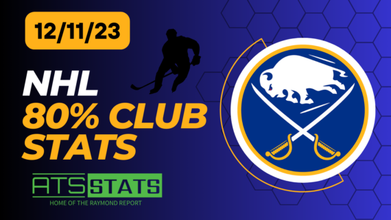 NHL 80% CLUB STATS 121123