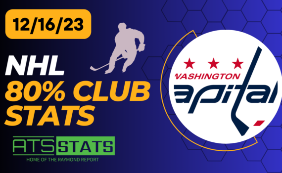 NHL 80% CLUB STATS 121623