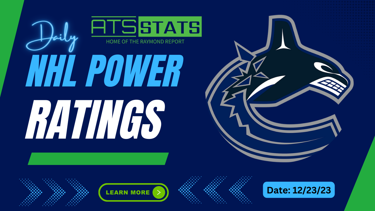 NHL Power Ratings 122323