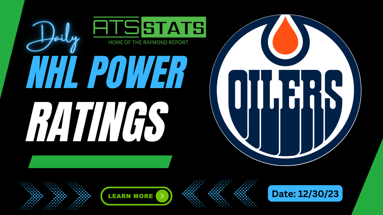 NHL Power Rating Picks