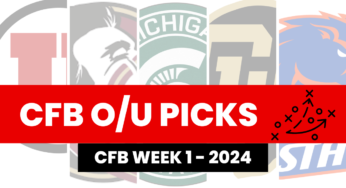 Raymond Report CFB Over/Under Picks for Week 1