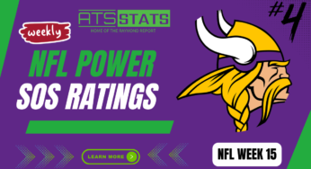 Raymond Report NFL Power Ratings and Market Index for Week 15