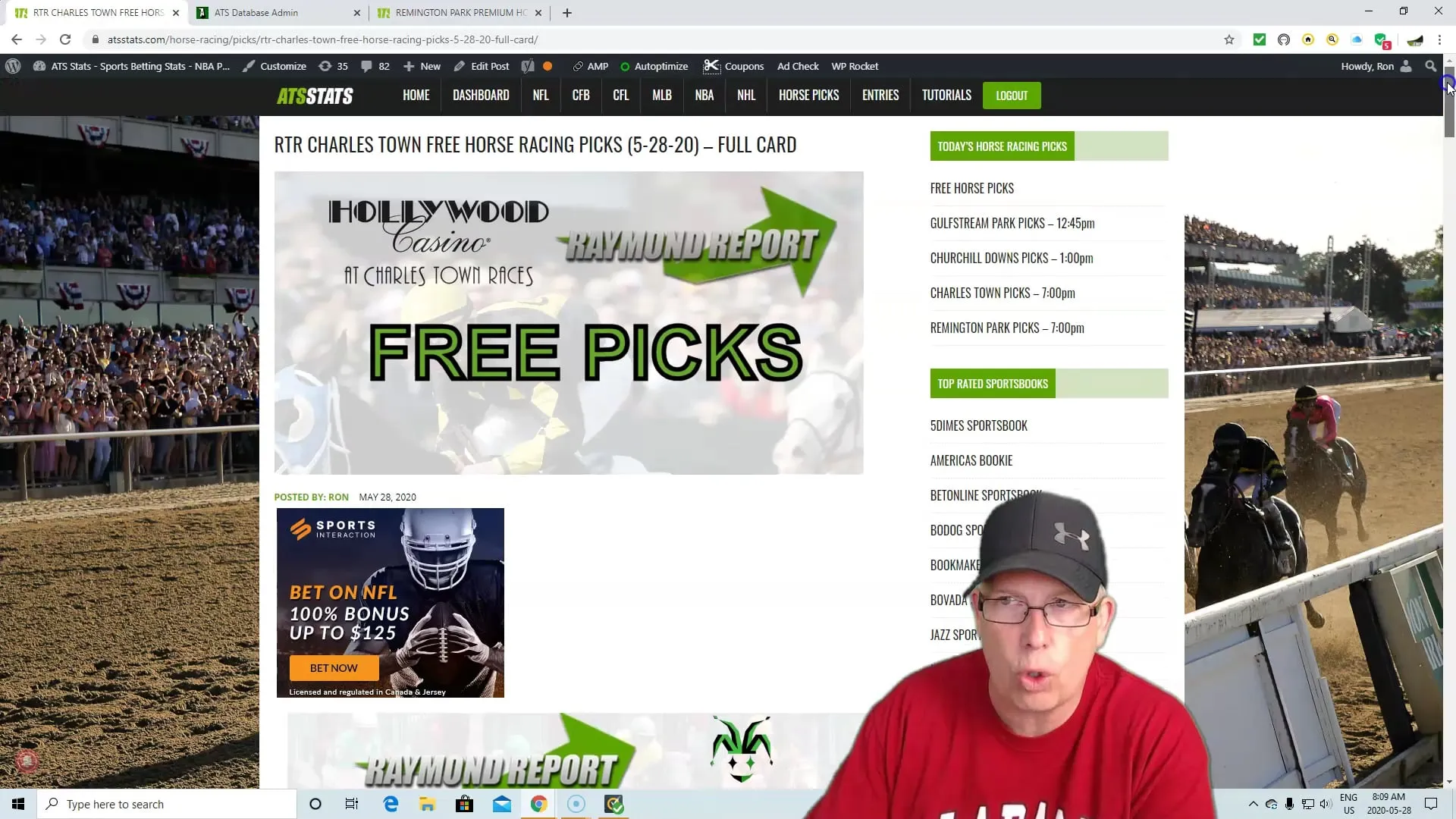Remington Park Free Horse Racing Picks 5 28 20 Vimeo Thumbnail