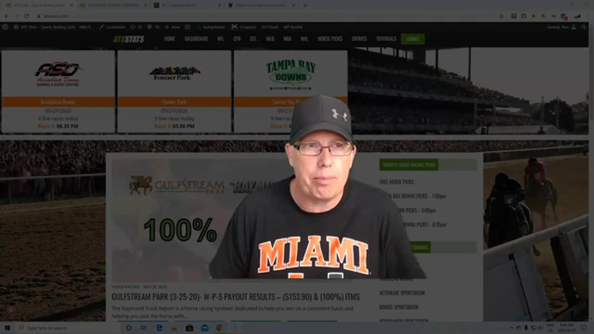 Tampa Bay Downs Free Horse Racing Picks 5 27 20 Vimeo Thumbnail