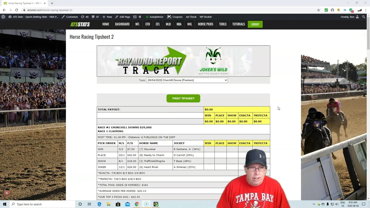 CHURCHILL DOWNS FREE HORSE RACING PICKS 6 4 20