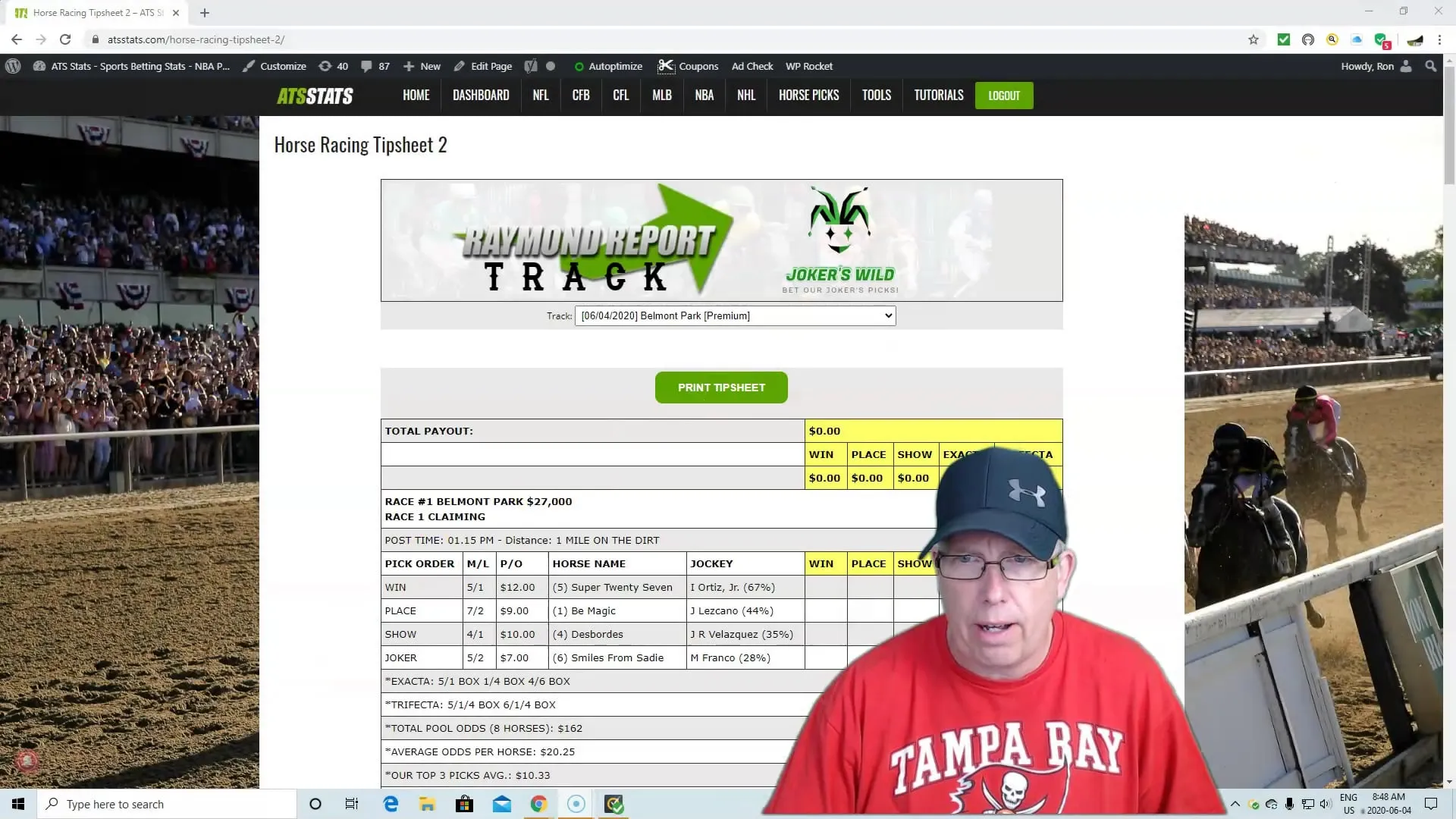 Belmont Park Free Horse Racing Picks 6 4 20 Vimeo Thumbnail