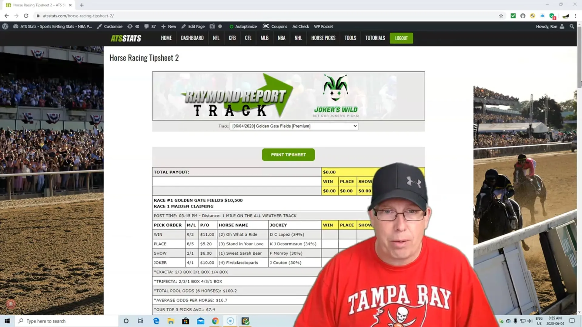 Golden Gate Fields Free Horse Racing Picks 6 4 20 Vimeo Thumbnail