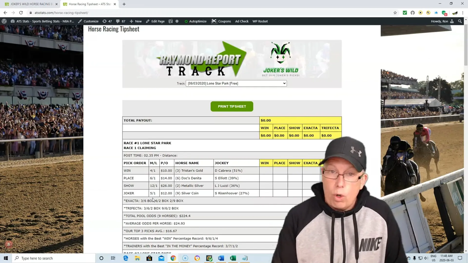 Jokers Wild Horse Racing Betting System May Results 34 8 Itm 2 Vimeo Thumbnail