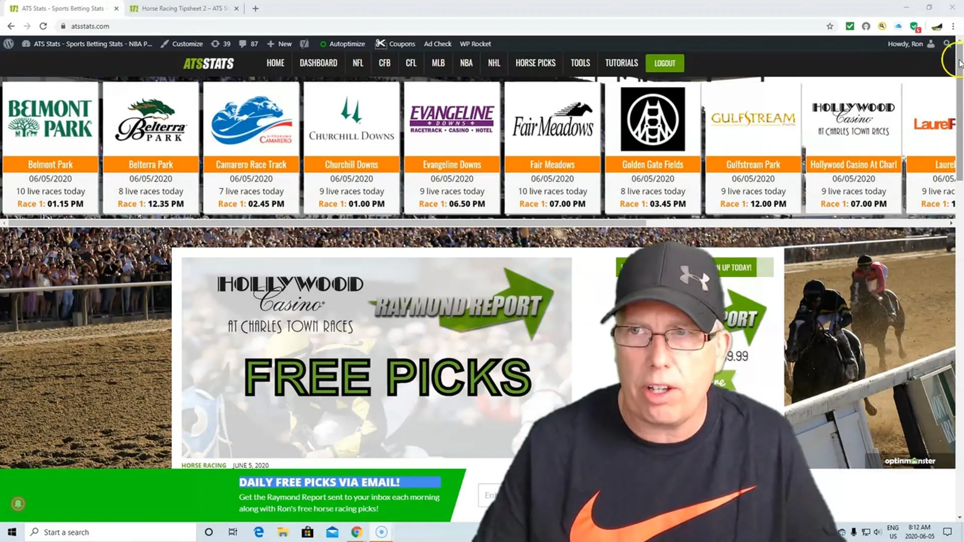 Santa Anita Free Horse Racing Picks 6 05 20 Vimeo Thumbnail